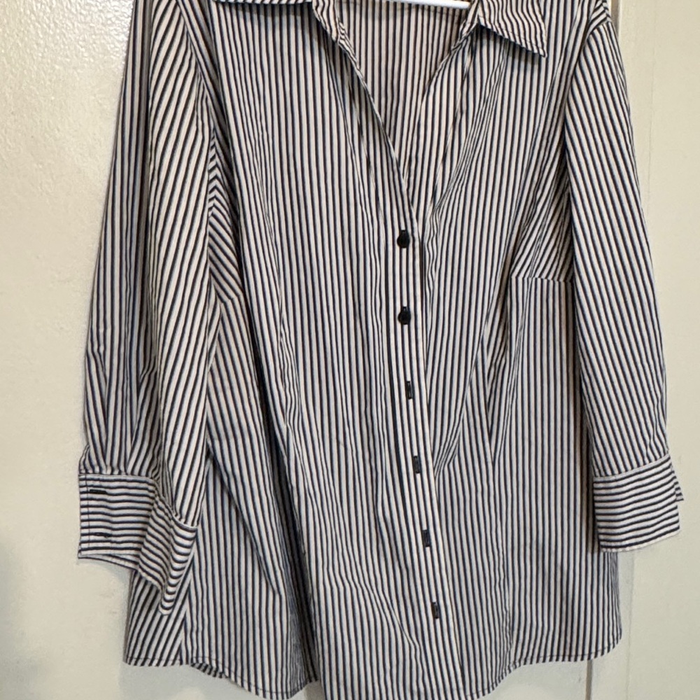 Worthington Striped Blouse